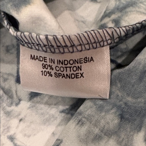 NWT Funky Haven Bleu Tie-Dye Twist Tank Top, Sequin Detail, Cotton blend, L - Picture 9 of 11